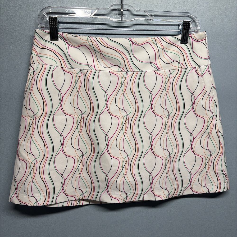 Cutter & Buck Dry Tec Multicolored Skort Size 4 - Pockets/Golf/Pickleball/Sporty
